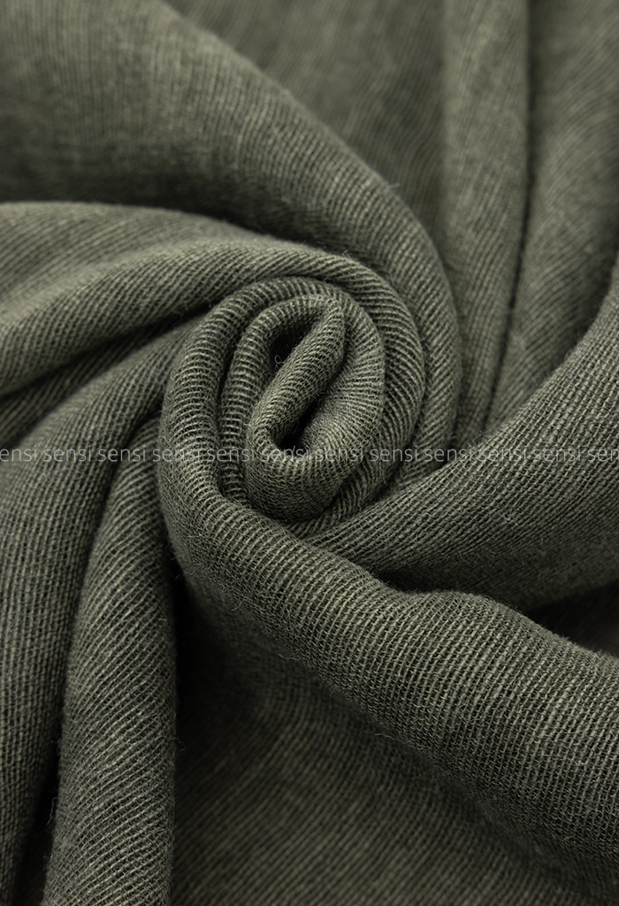 شال نخی لینن لبه ریش کد1004217